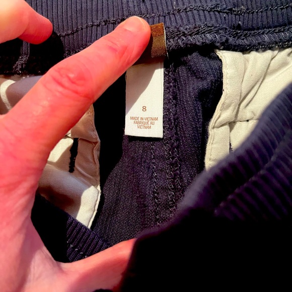 NWOT Tea Collection size 8 navy boys corduroy pants. - Picture 3 of 3